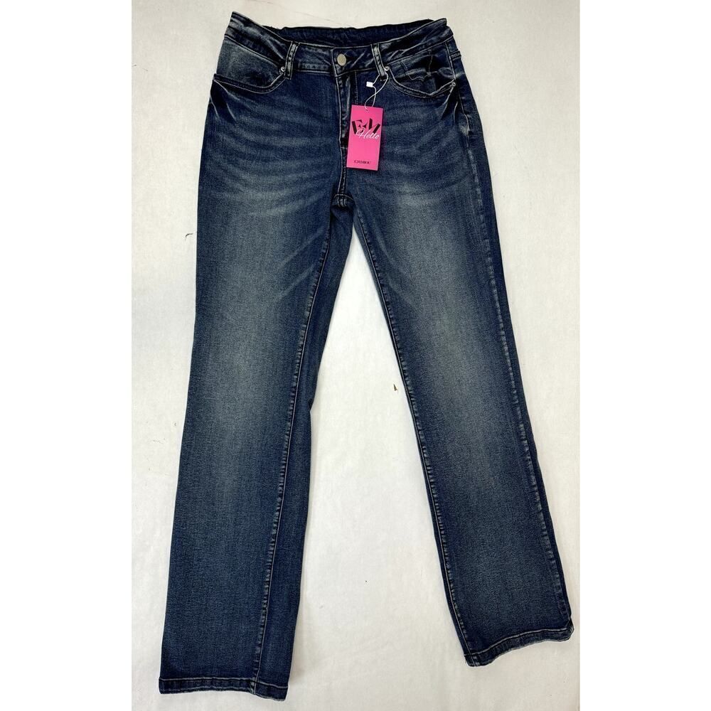 NWT Mid-Rise Straight Leg Jeans Women - Size 28 * 33 - Picture 1 of 8
